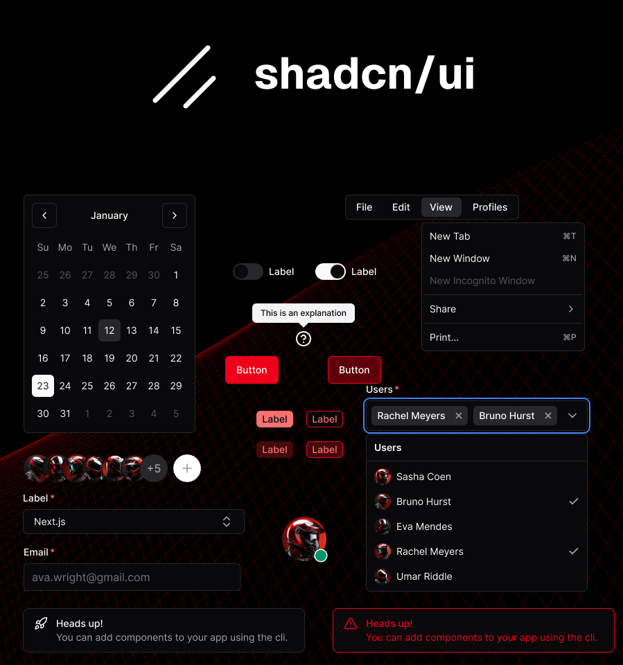 shadcn/ui